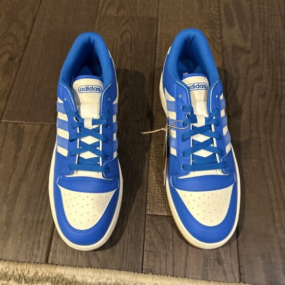 adidas Break Start Sneakers Men's Size 10.5 Blue/ White IH7967 - Picture 4 of 7